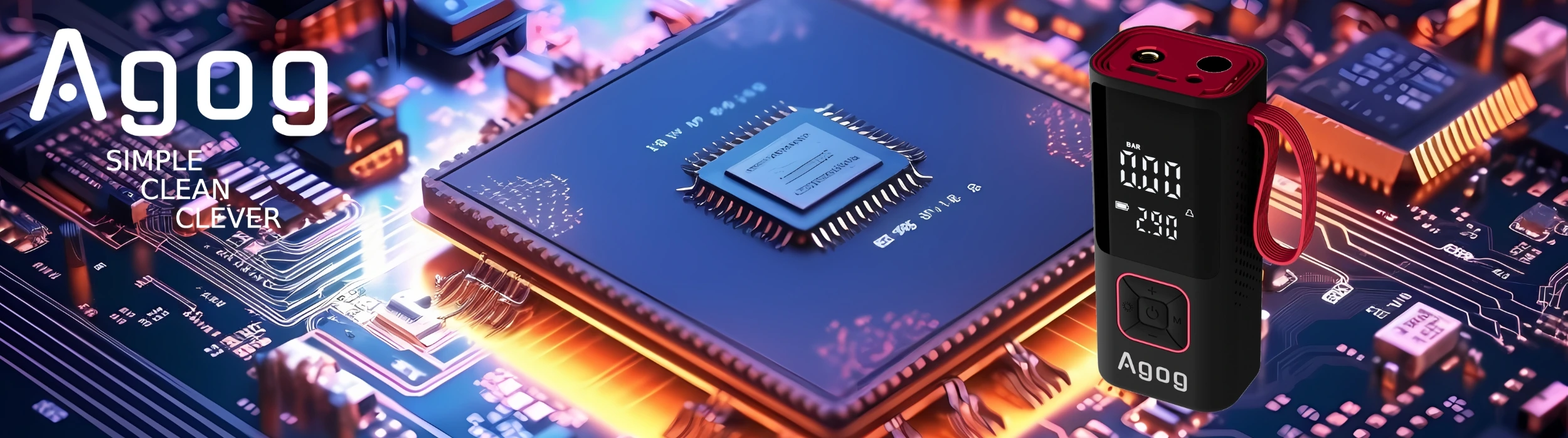 Jump starter booster kompresor powerbank agog j8